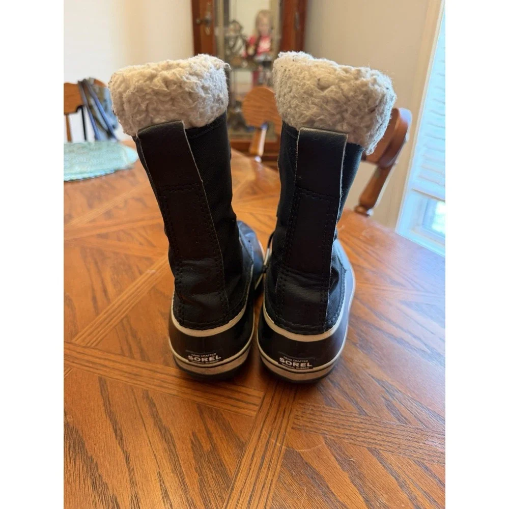 Sorel Women's Caribou Waterproof Snow Boots In Black Stone Size 5